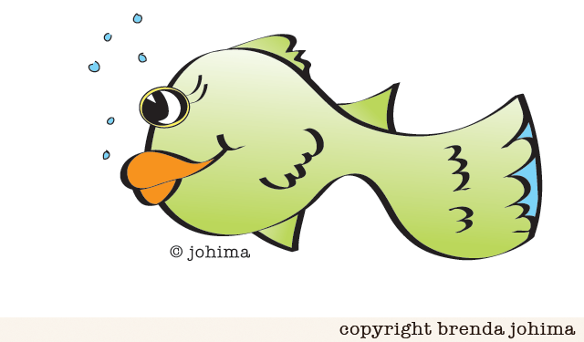 Pretty Fish Cartoon